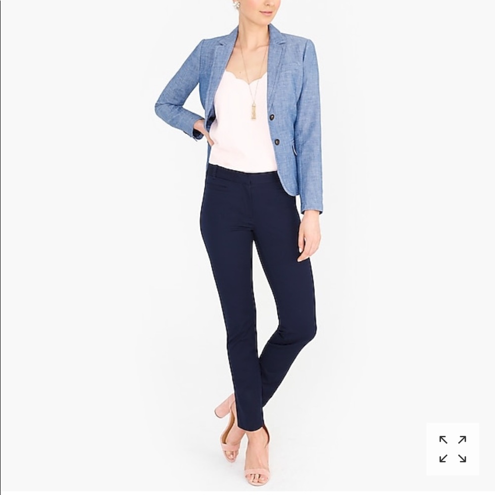 J. Crew Factory Lexie pant in black. NWT!!